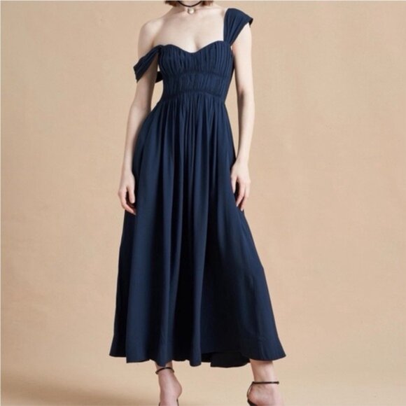 LA LIGNE FABIANA DRESS NAVY Blue DRESS SIZE S - Picture 3 of 9